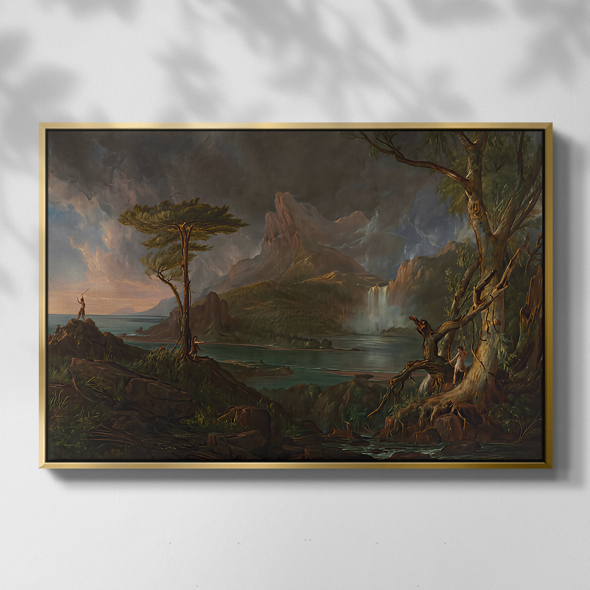 A Wild Scene, 1831-1832 - Floater Framed Canvas Print
