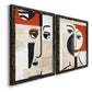 Faces of A Century III - Premium Framed Canvas 2 Piece Set - Ready to Hang