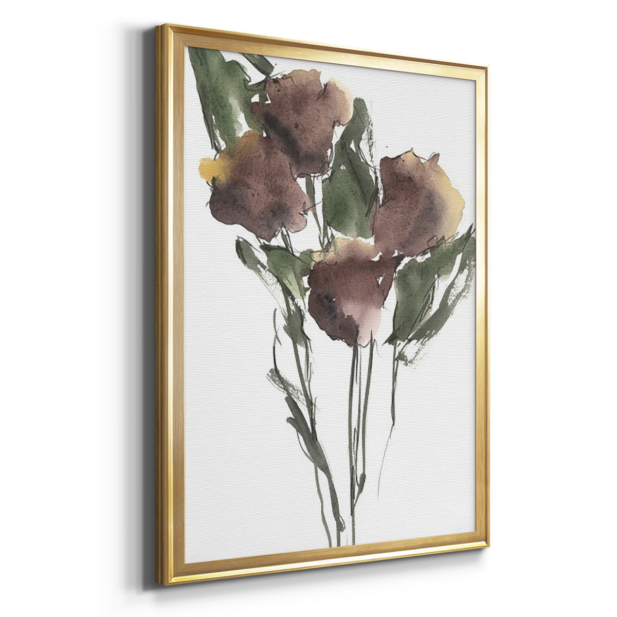 Growing Wild I - Modern Framed Canvas Print