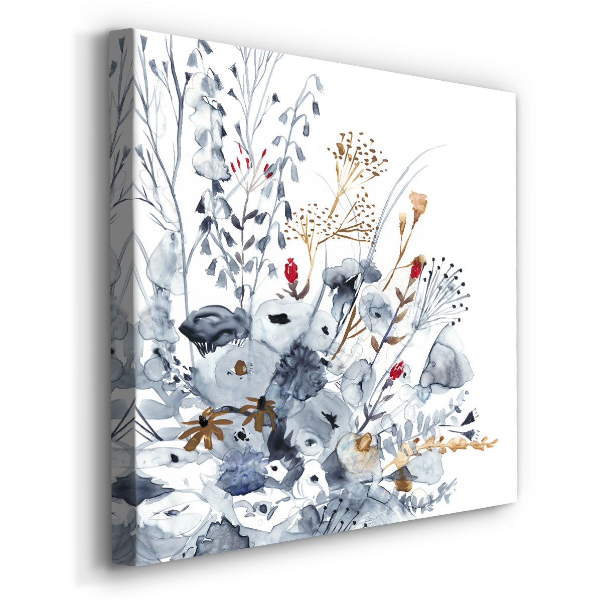 Indigo & Ochre II - Canvas Art Print