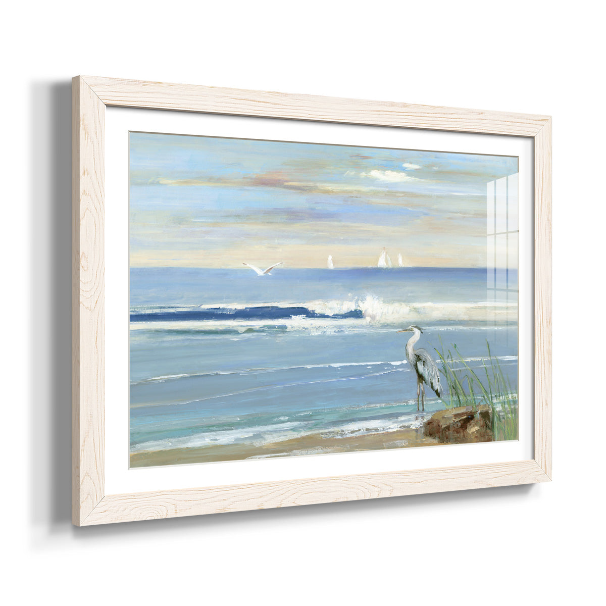 Sunrise Bay - Barnwood Framed Art Print