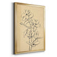 Magnolia Sketch I - Modern Framed Canvas Print