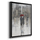 Rain in The City I - Modern Framed Canvas Print