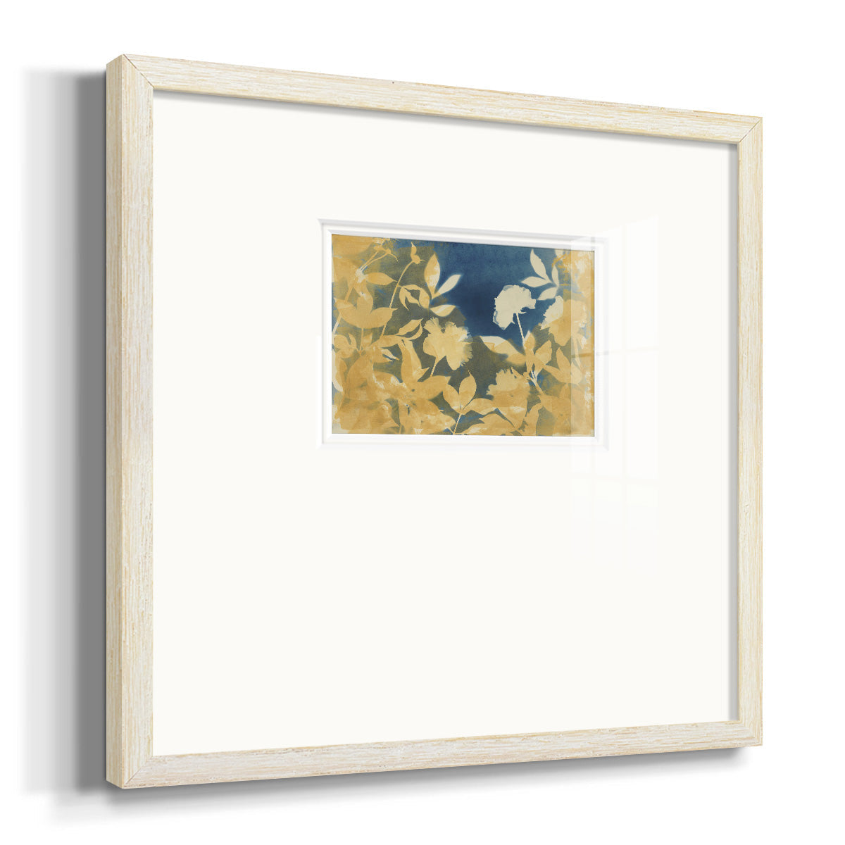 Peony Field- Premium Framed Print Double Matboard