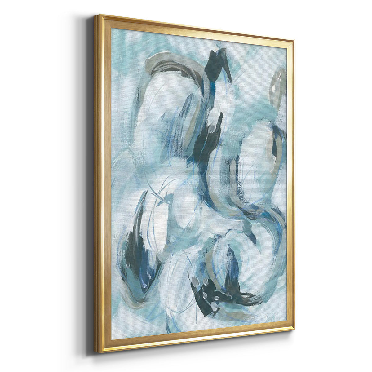 Fluid Receptor II - Modern Framed Canvas Print