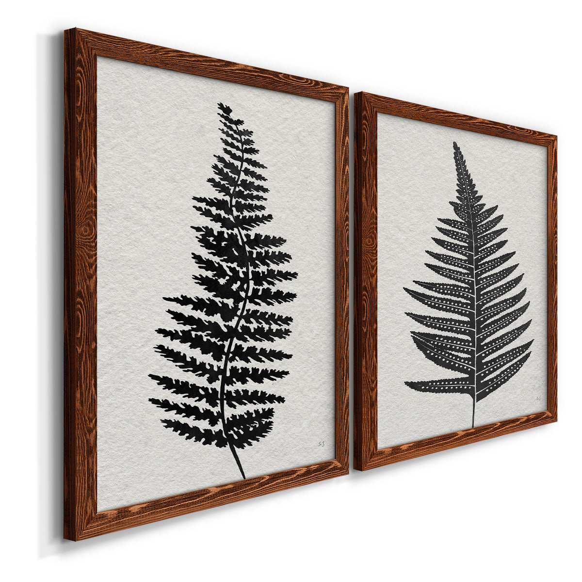 Forest Fern III - Premium Framed Canvas 2 Piece Set - Ready to Hang