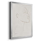 Portrait Sketch I - Modern Framed Canvas Print