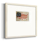 American Flag Premium Framed Print Double Matboard