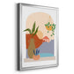 Paper Scene II - Modern Framed Canvas Print