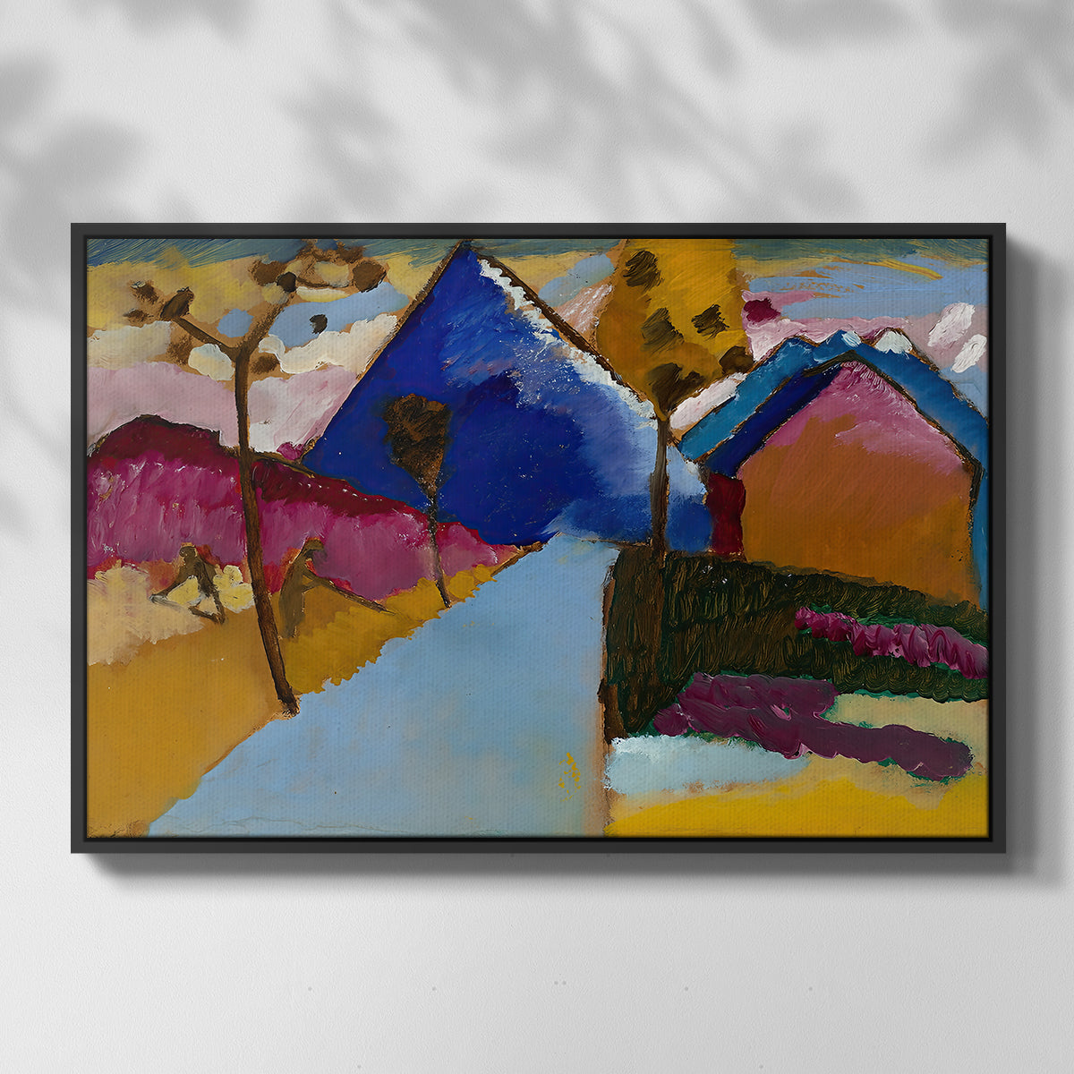 Kochel Straight Street, 1909 - Floater Framed Canvas Print