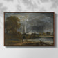 Salisbury Cathedral from the Meadows, c. 1831 - Floater Framed Canvas Print