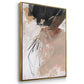 Unbleached Neutrals IV - Framed Premium Gallery Wrapped Canvas L Frame 3 Piece Set - Ready to Hang