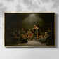 Low Church Devotion (Haugianerne), 1848 - Floater Framed Canvas Print