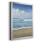 Timeless Waves - Modern Framed Canvas Print