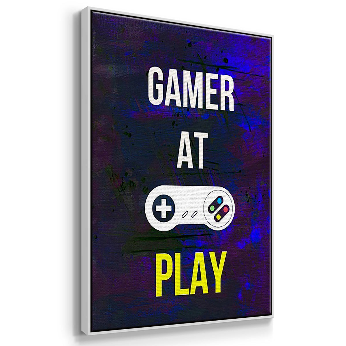 Gamer at Play IV - Floater Framed Canvas Set