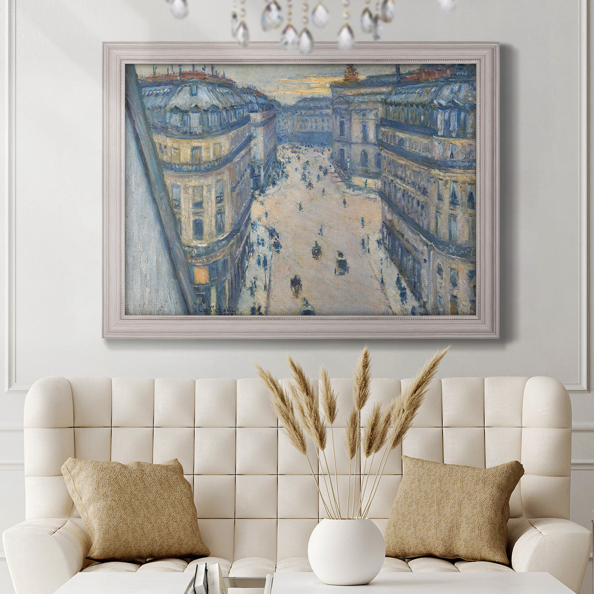 Halévy Street, View from the Seventh Floor - Ornate Framed Canvas Print