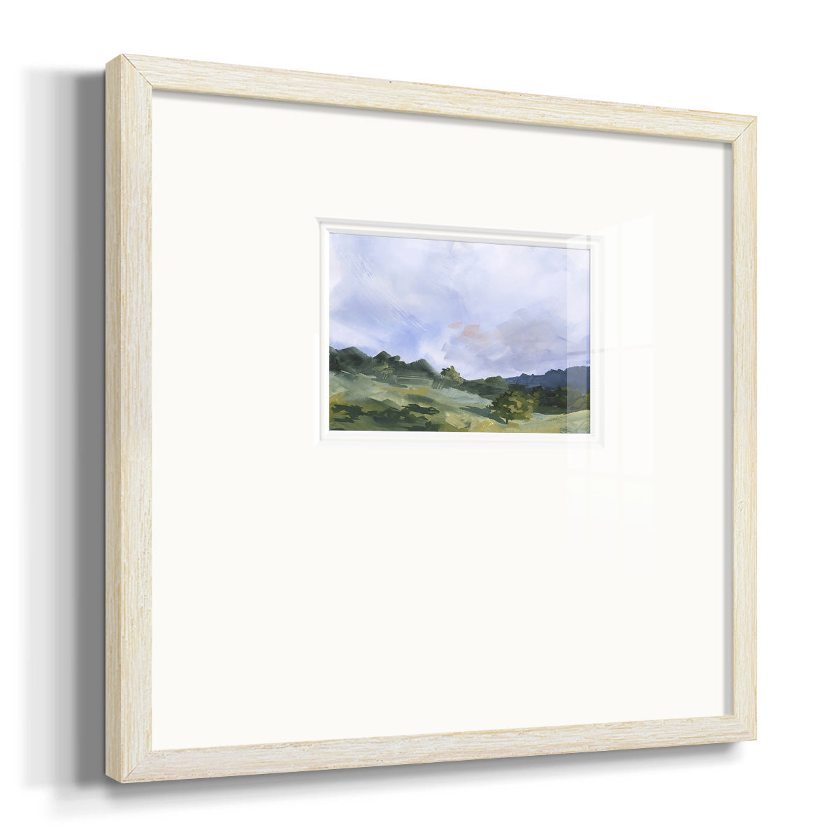 Pastoral Horizons I Premium Framed Print Double Matboard