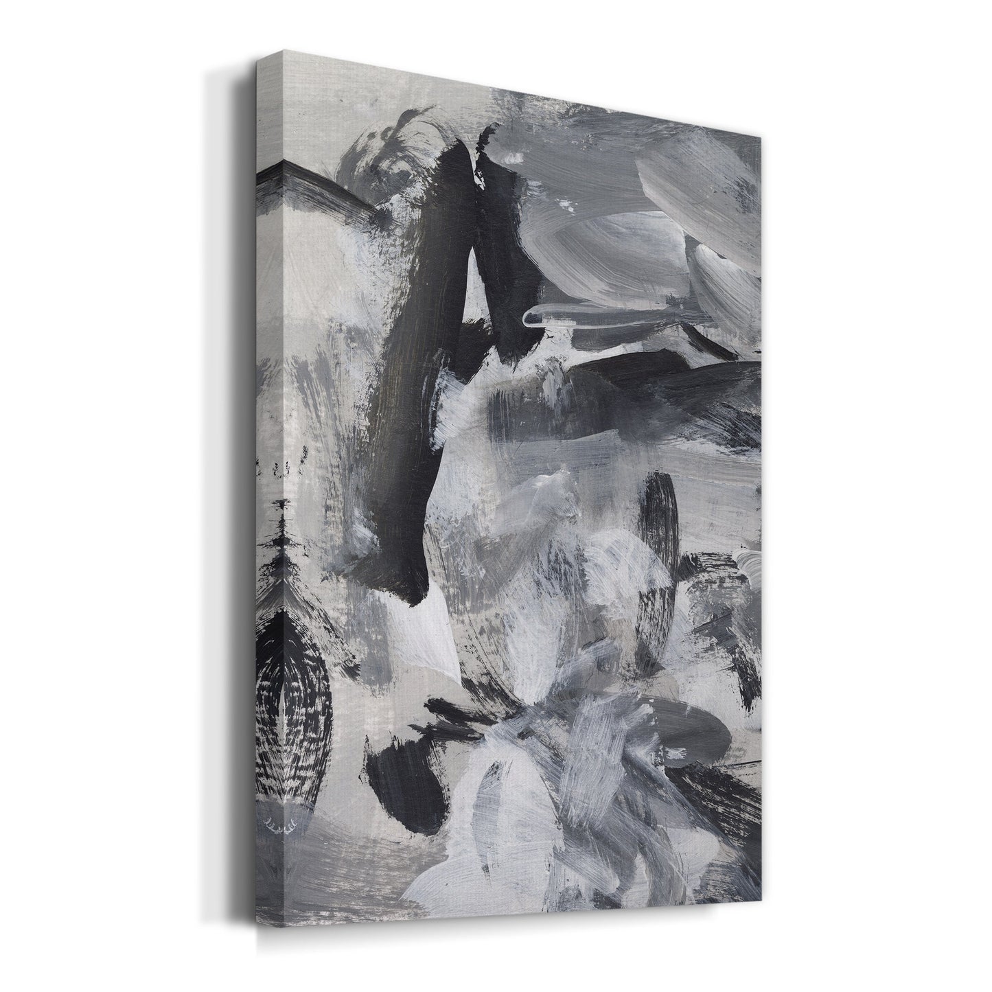 Black & White Mix III Premium Gallery Wrapped Canvas - Ready to Hang