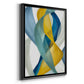 Horizontal Bands I - Modern Framed Canvas Print