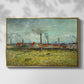 Factories at Clichy, 1887 - Floater Framed Canvas Print