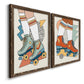 Let it Roll I - Premium Framed Canvas 2 Piece Set - Ready to Hang