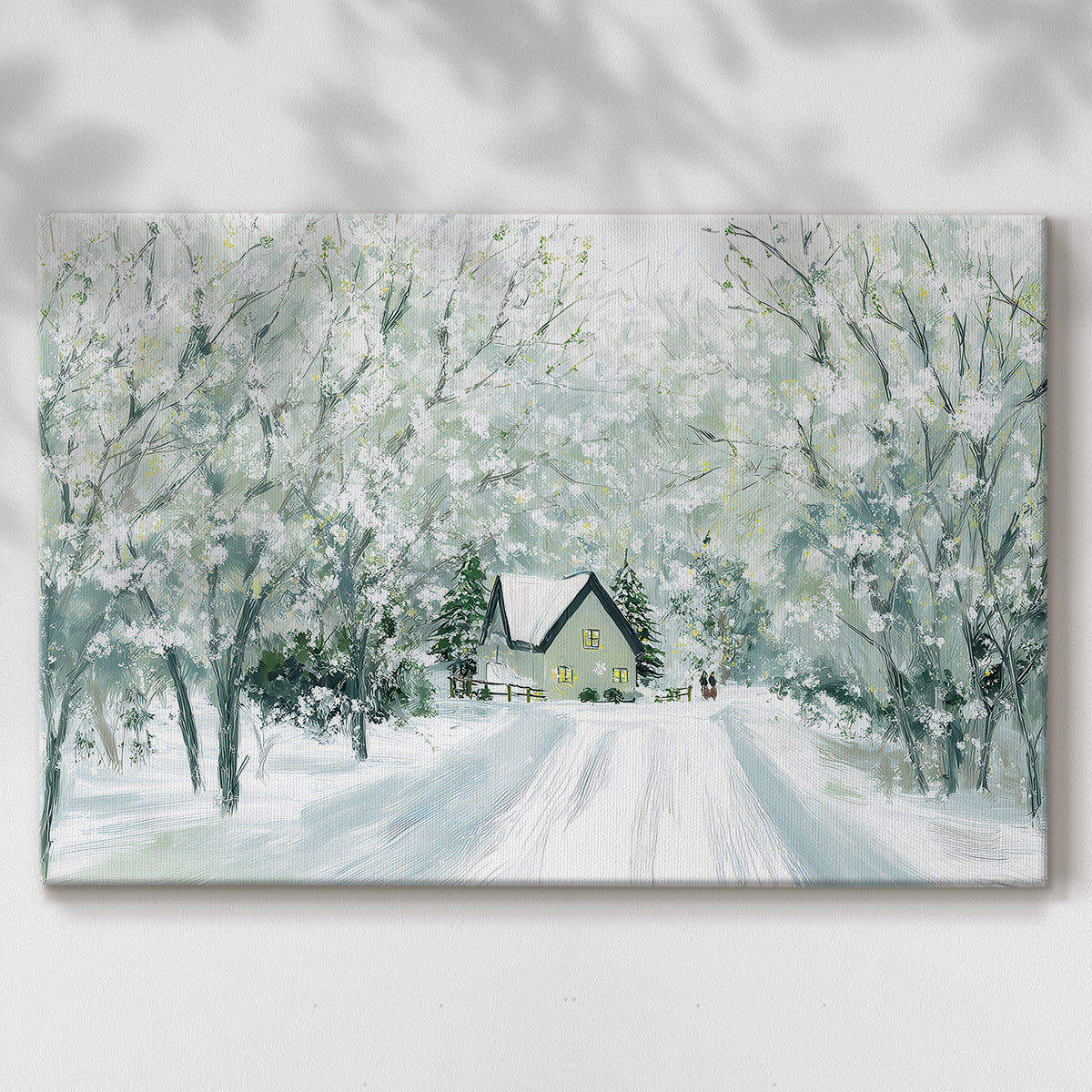 Silver Cathedral Chapel - Canvas Art Print
