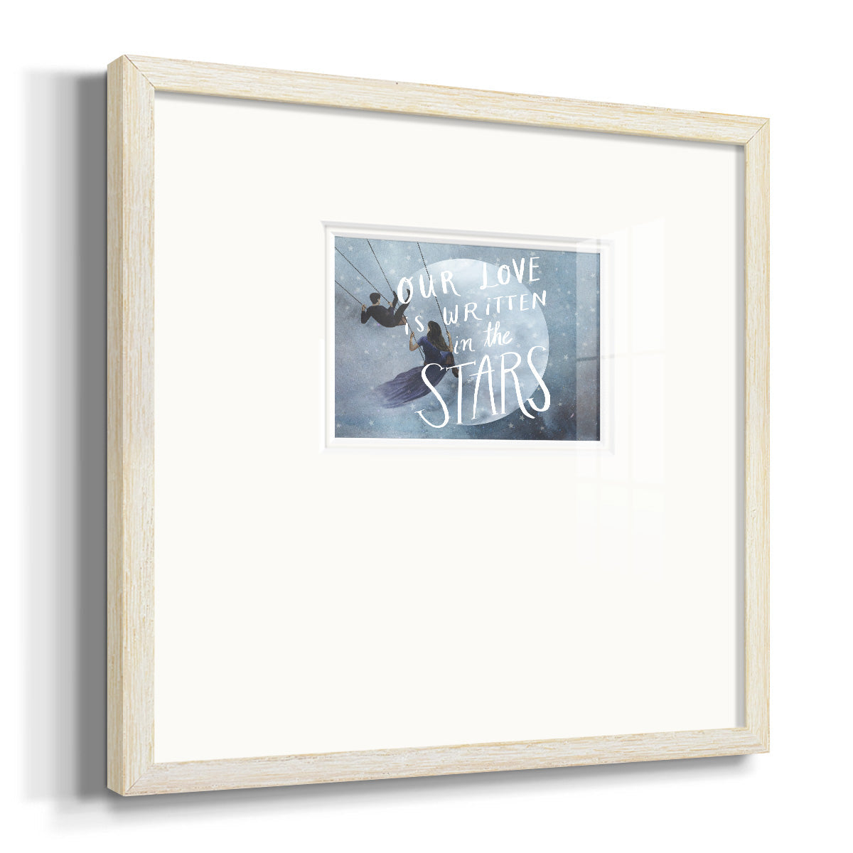 Celestial Love Collection A Premium Framed Print Double Matboard