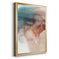 Red Ochre Abstract III - Modern Framed Canvas Print