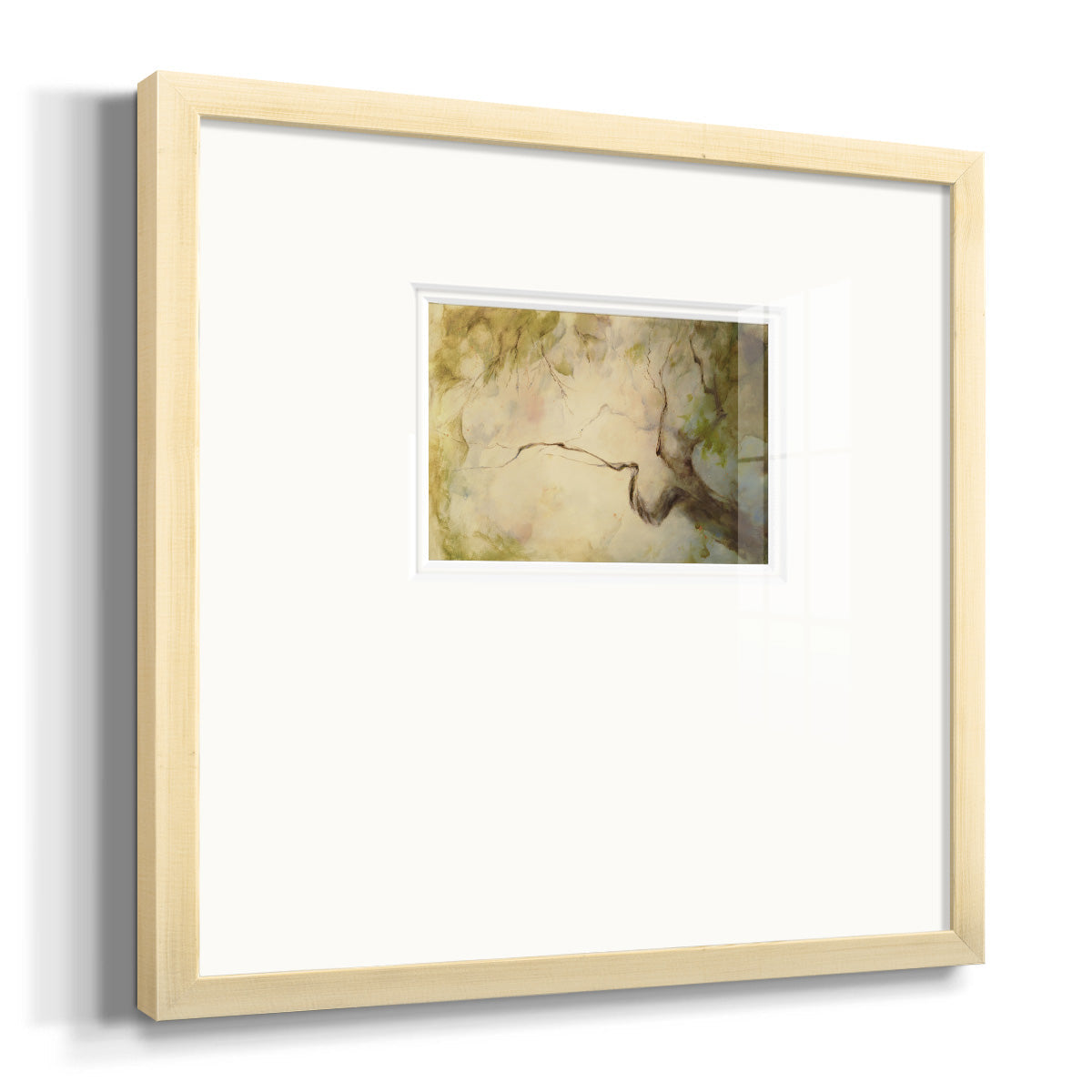 Verdant April- Premium Framed Print Double Matboard