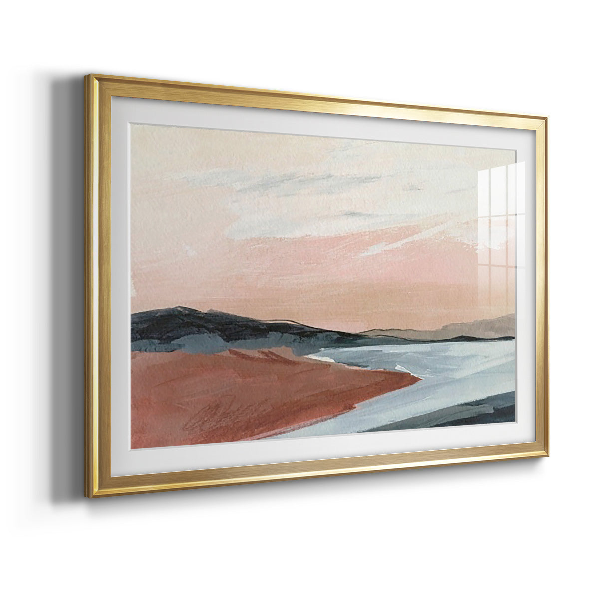 Paynes Coast I - Modern Framed Art Print