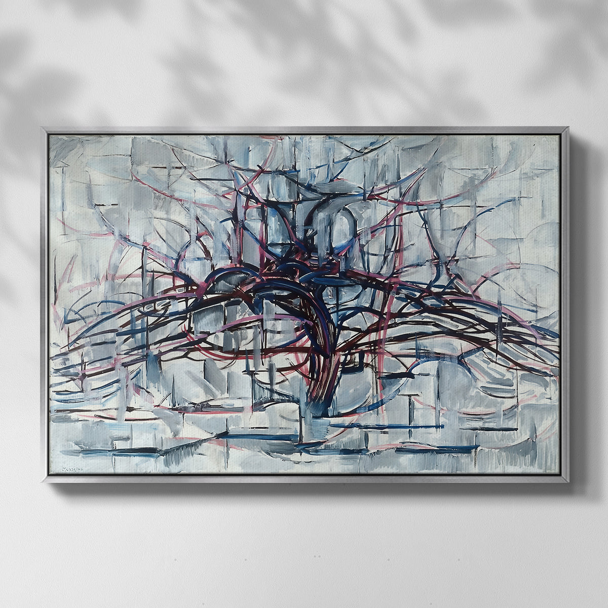 Horizontal Tree, 1912 - Floater Framed Canvas Print