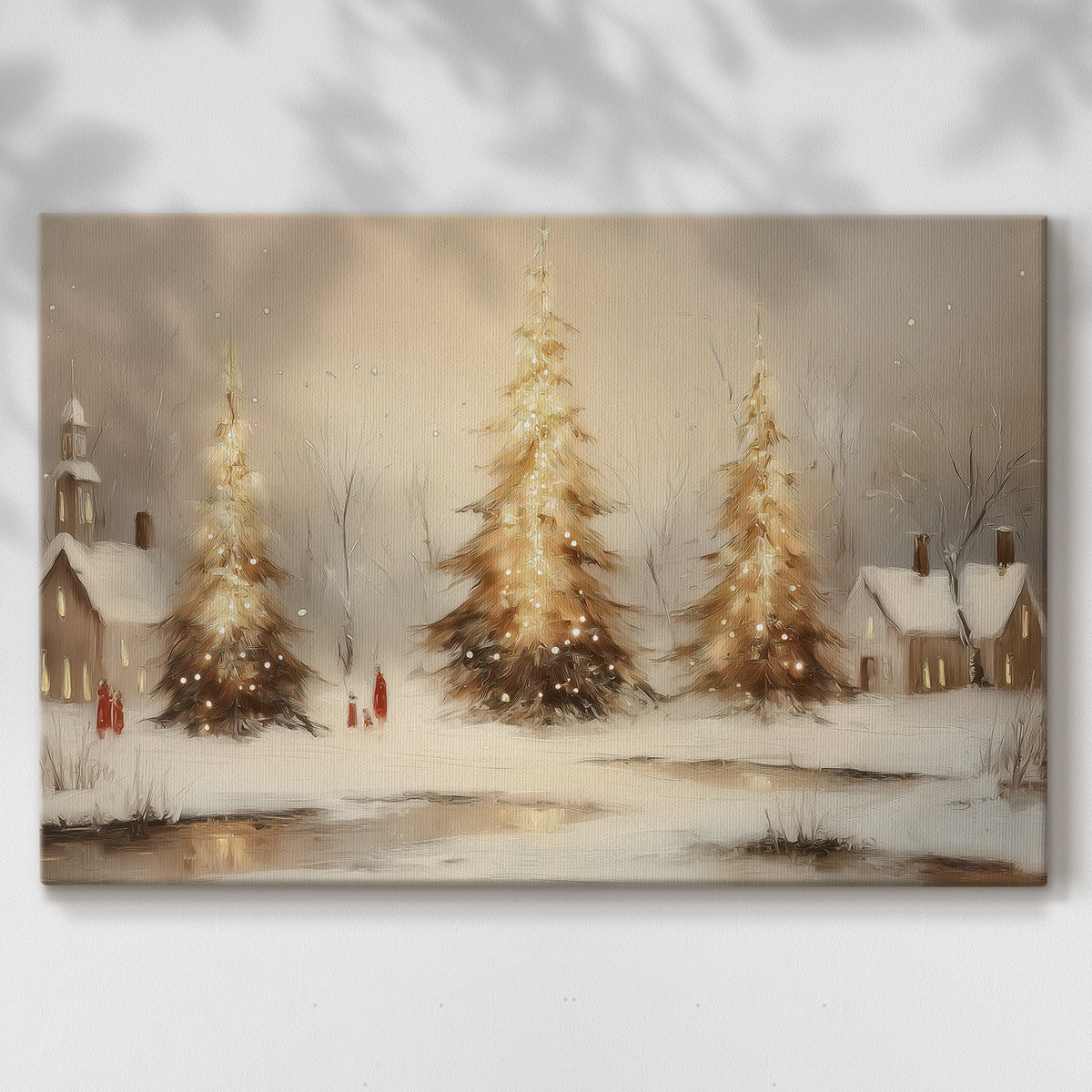 Gilded Dusk at Eve - Canvas Art Print