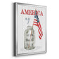 America My Home Sweet Home - Modern Framed Canvas Print