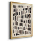Chalk and Flint I - Modern Framed Canvas Print