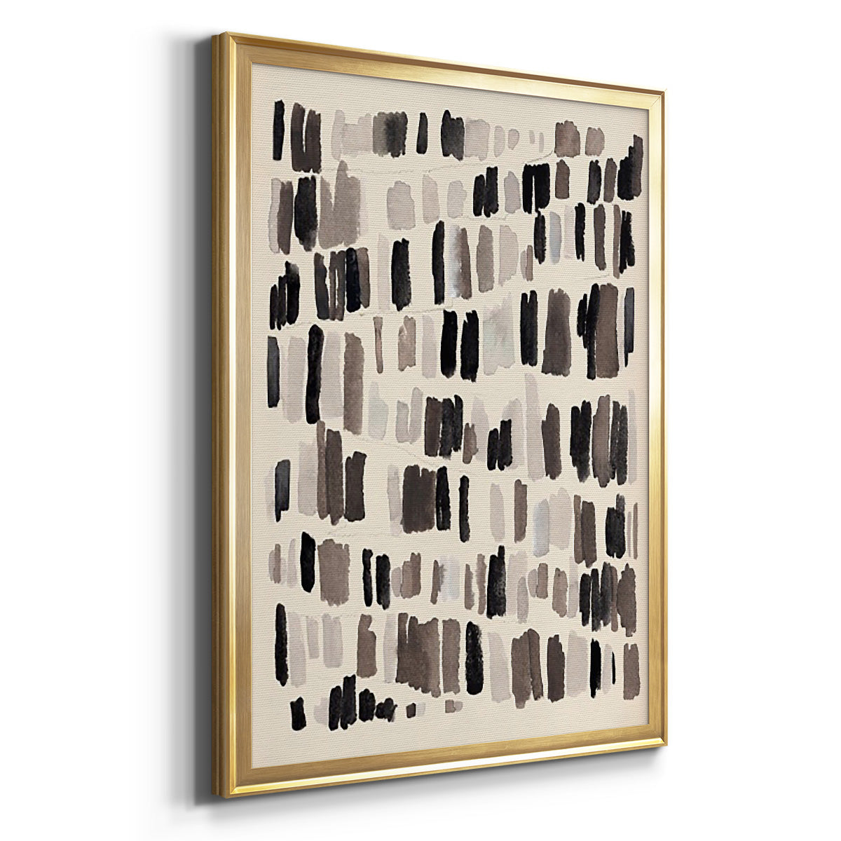 Chalk and Flint I - Modern Framed Canvas Print