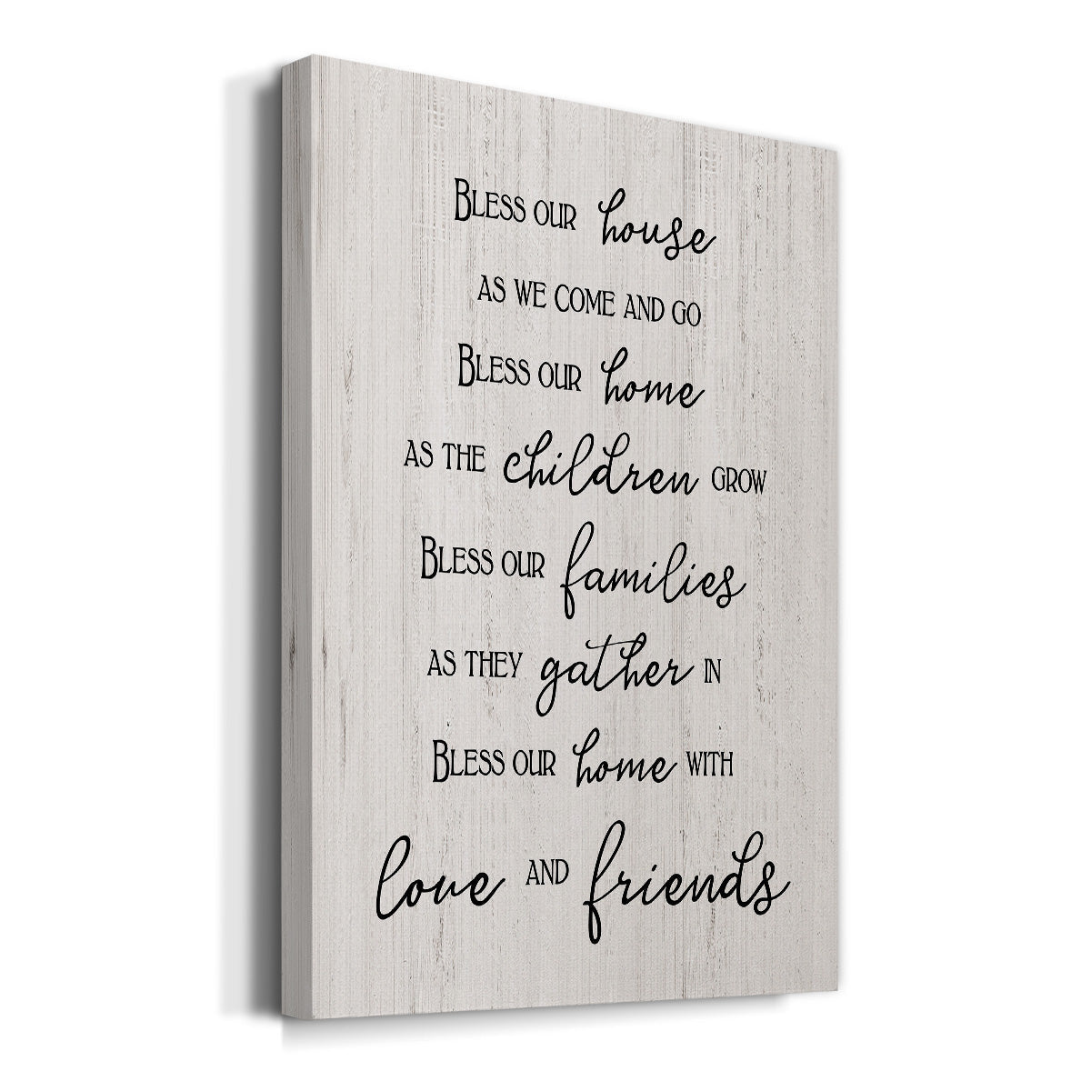 Love and Friends Premium Gallery Wrapped Canvas - Ready to Hang