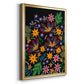 Muddled Flowers I - Modern Framed Canvas Print