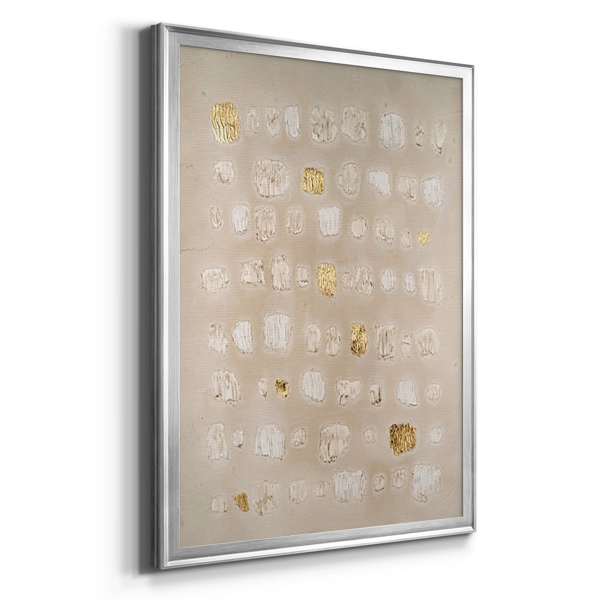 Embellished Cobblestone II - Modern Framed Canvas Print