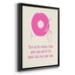 Sweet Melody III - Modern Framed Canvas Print