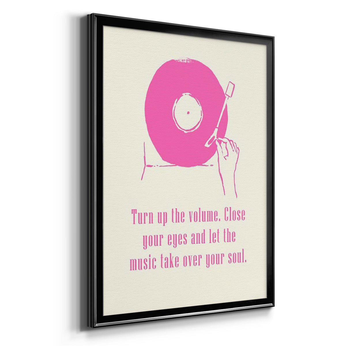Sweet Melody III - Modern Framed Canvas Print