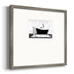 Modern Bath I Premium Framed Print Double Matboard