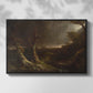 Tornado in an American Forest, 1835 - Floater Framed Canvas Print