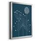 Graphic Alliums II - Modern Framed Canvas Print