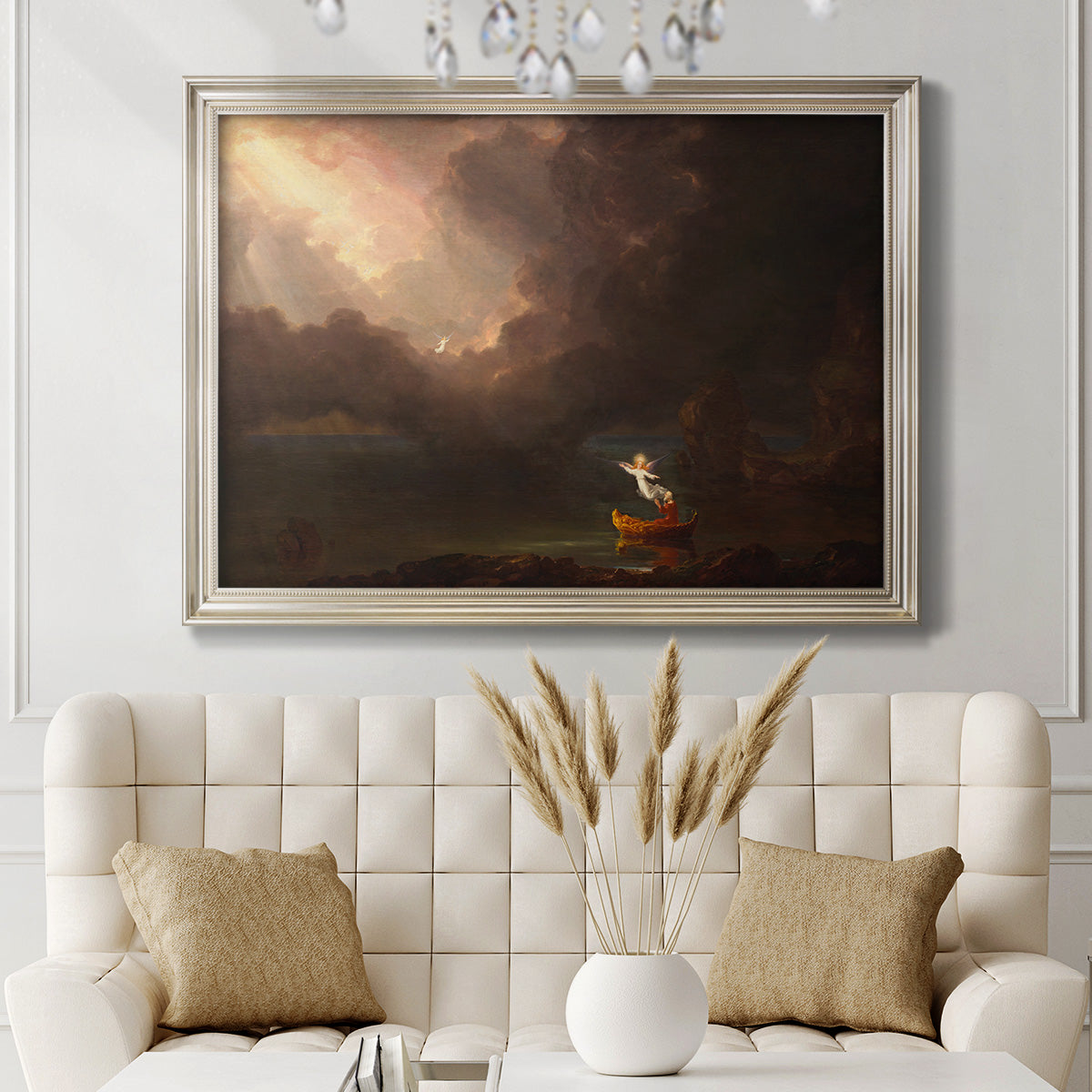 The Voyage of Life - Ornate Framed Canvas Print