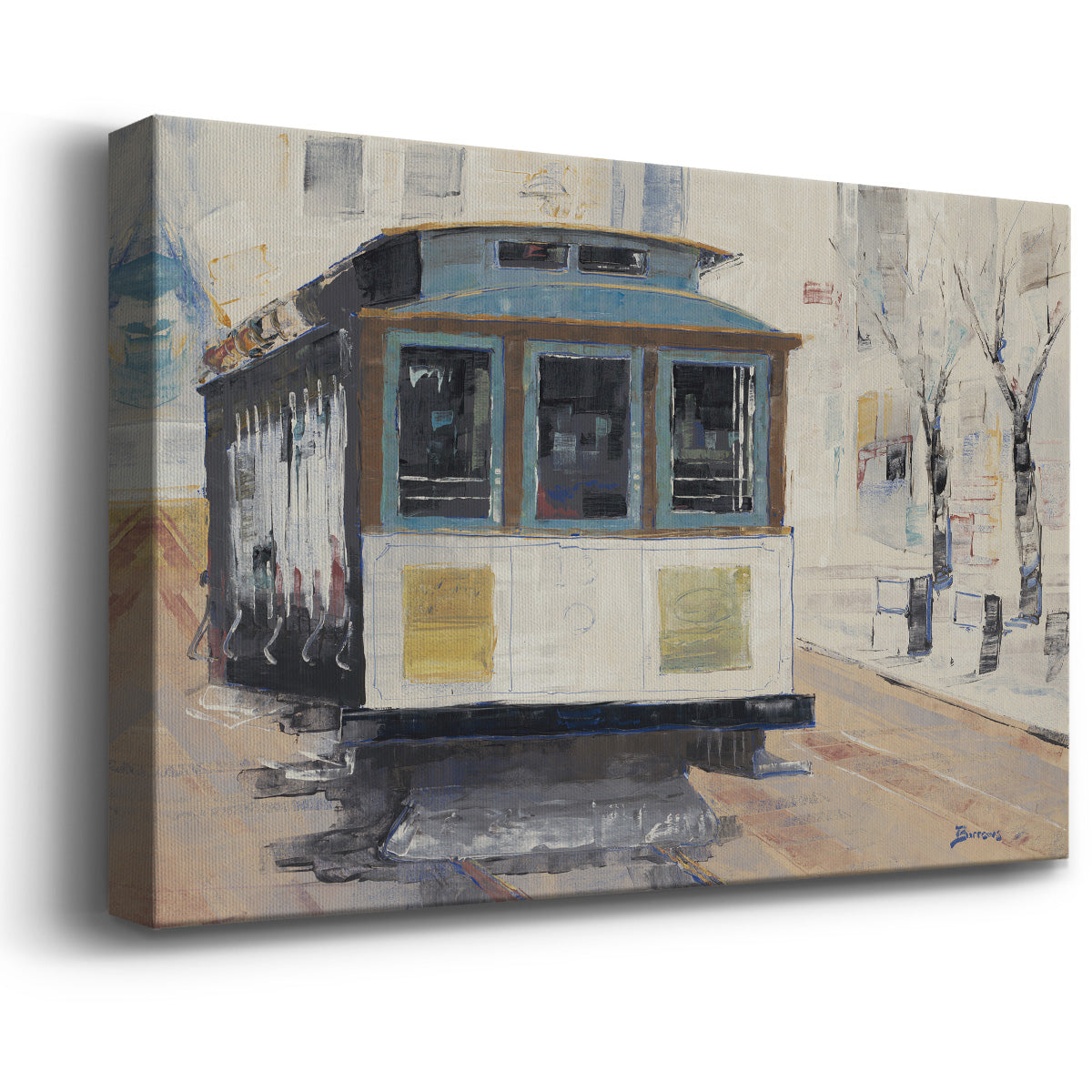 Cable Town Premium Gallery Wrapped Canvas - Ready to Hang