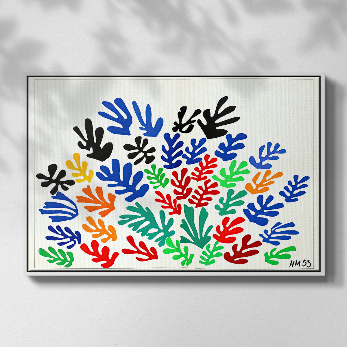 The Sheaf (La gerbe), 1953 - Floater Framed Canvas Print
