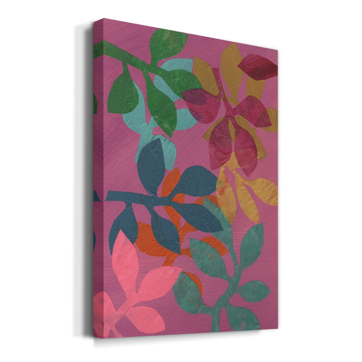 Vivid Stems V Premium Gallery Wrapped Canvas - Ready to Hang