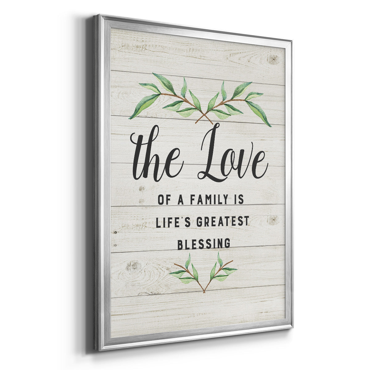 Love of a Family - Modern Framed Canvas Print