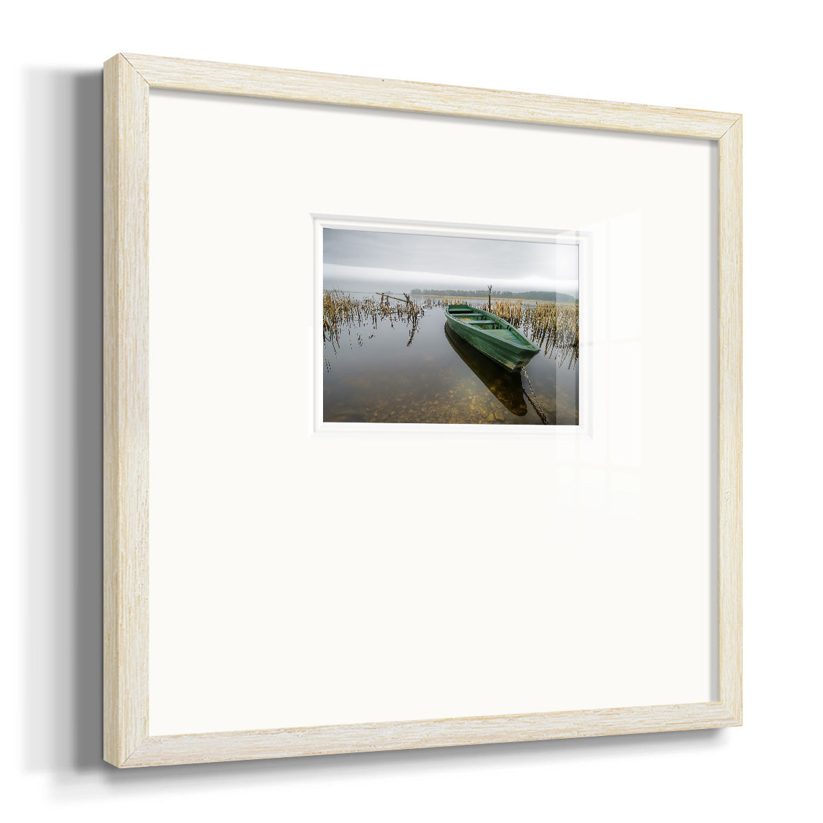 Green One Premium Framed Print Double Matboard