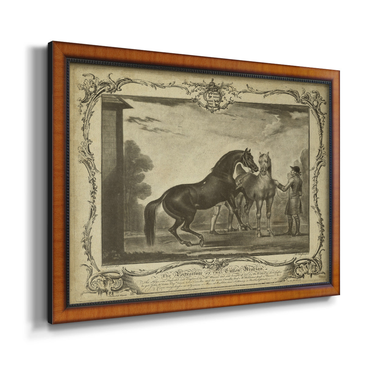 Distinguished Horses III Premium Framed Canvas- Ready to Hang